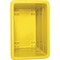 Global Industrial 8 Bushel Plastic Bulk Box Truck, Direct Mount Base, Yellow, 33-3/10L x 24-3/5W x 27-2/5H 800313YL - alternate 4